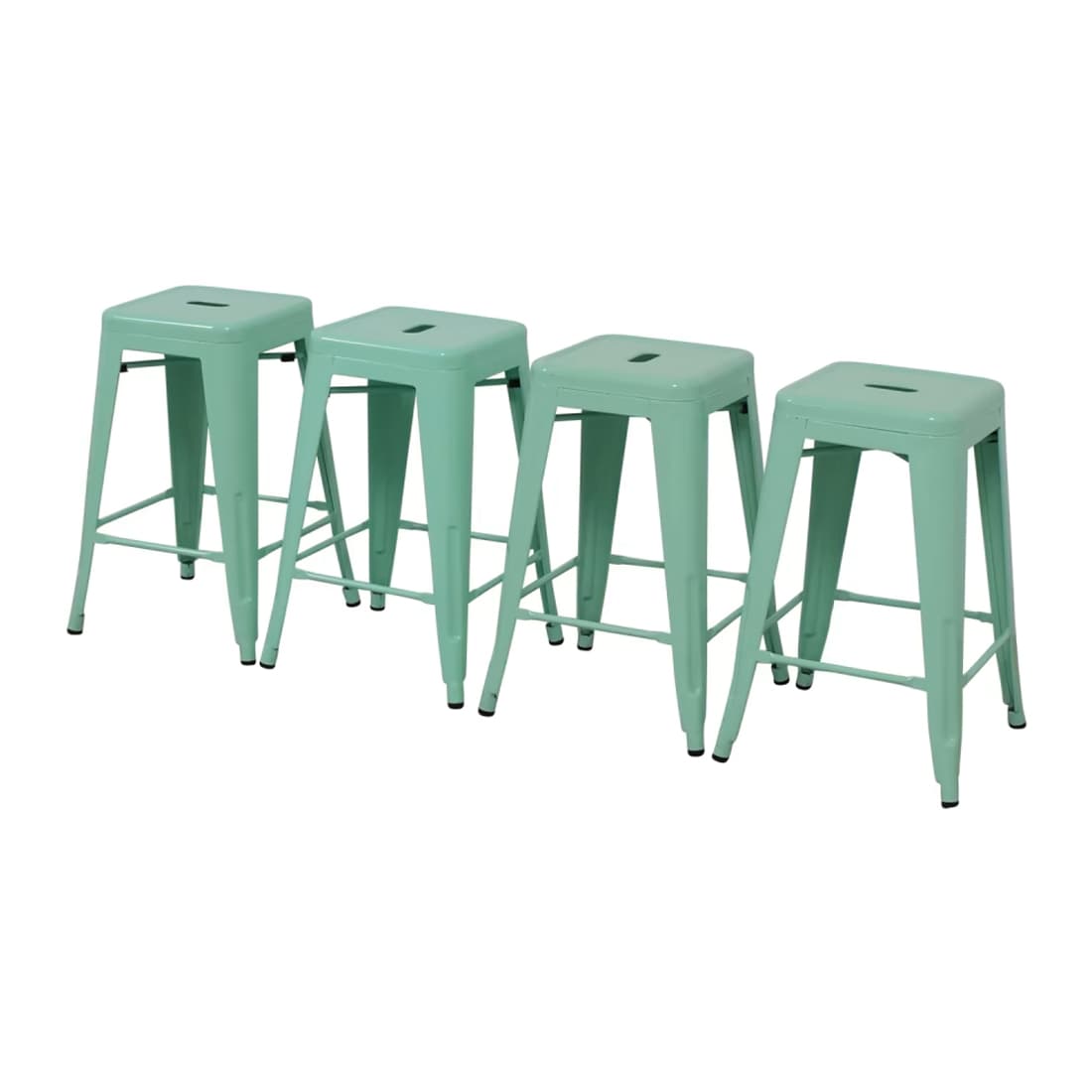 Metal Counter Height Stack Chair