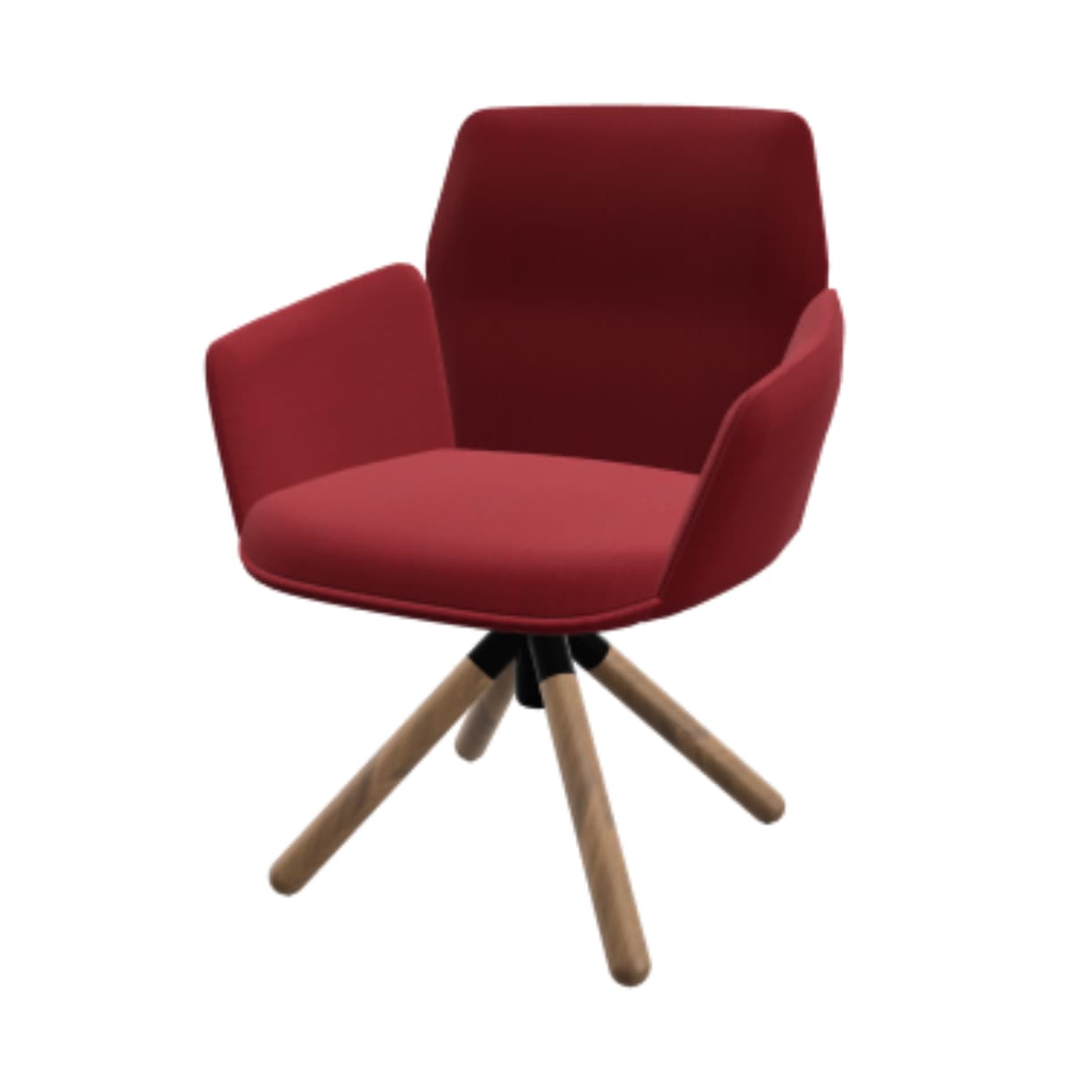 Poppy Guest with Wood Base