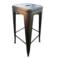 Industrial Metal Bar Stool, No Back