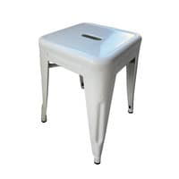 Industrial Metal Seated-Height Stool