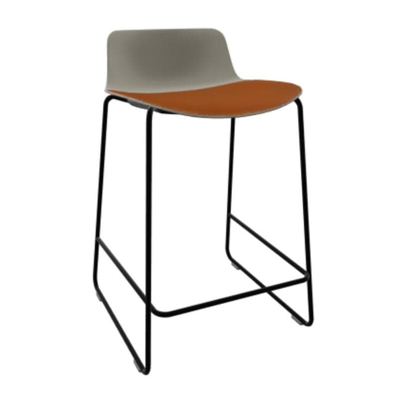 Maari Counter Stool With Sled Base