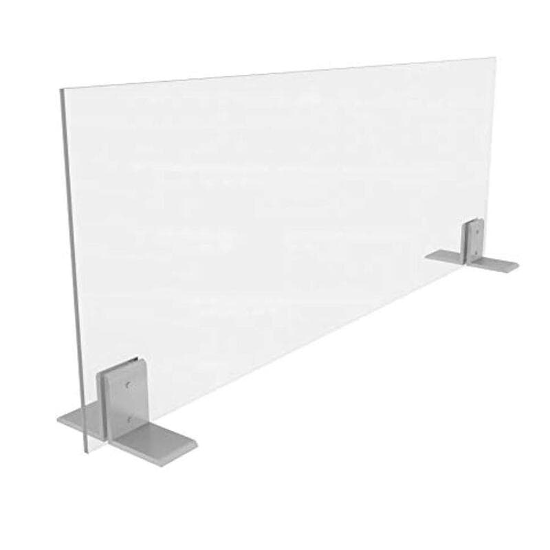 Sneeze Guard Clear Plexiglass 61 1/2W x 28H