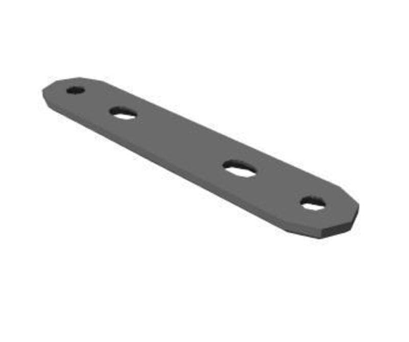 Tie plate, Package quantity 6, Side by side worksurface application