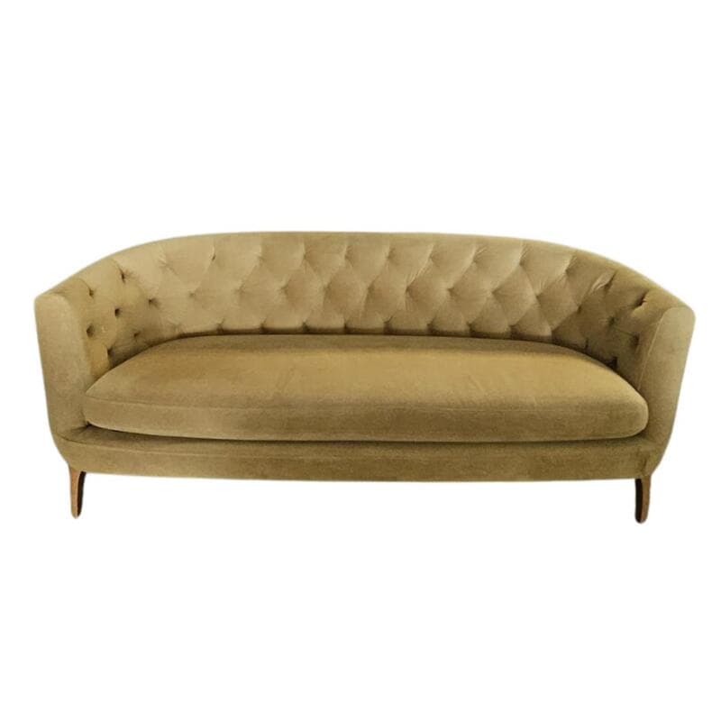 Light Green Velvet Sofa