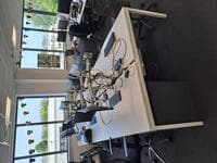 Bank of 6 desks 