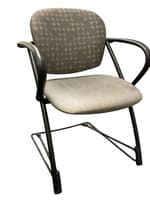 Steelcase Ally Multi Purposed Side Chair (Brown Pattern/Black)
