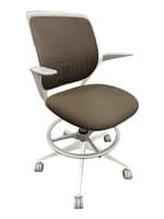 Steelcase Cobi Stool Chair (Brown/White)