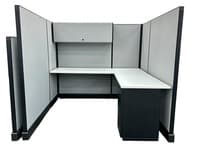 ReNewed Herman Miller AO2 Cubicle (6'D x 6'W x 67"H)