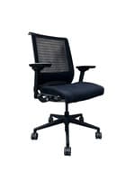 Steelcase Think Task Chair (Black Mesh/Black)