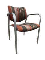 Herman Miller Aside Chair (Orange/Silver)