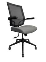 SitOnIt Focus Mid-Back Task Chair (Grey Patterned/Black)
