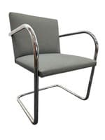 Knoll Studios Brno Tubular Chair (Gray/Chrome)
