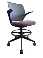 Steelcase Cobi Task Stool Chair (Grey/Black)