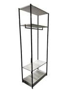 Steelcase Flex Active Frame Shelving Unit (White/Black)