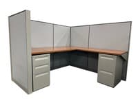 Herman Miller Canvas Cubicle (6’D x 6’W x 57”H)