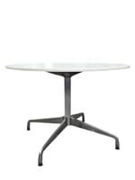 Herman Miller 42" Round Eames Table (White/Chrome)
