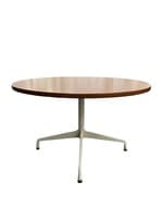 Herman Miller 48"W Round Eames Cherry Veneer Table