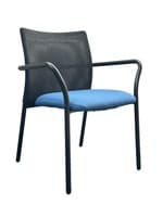 Steelcase Jersey Multi-Use Stack Chair (Black/Blue)