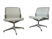 Pair of Allsteel Clarity Lounge Swivel Chairs