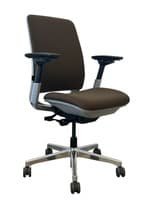 Steelcase Amia Task Chair (Brown/Chrome)