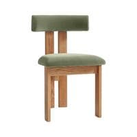 Ceremonie Mohair Dining Chair by Athena Calderone