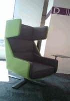 High Back Arm Chair With Tablet Arm