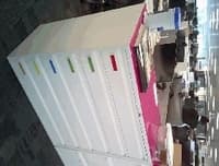 Six Draw Cabinet (Pink Glass Top)