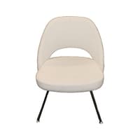 'Saarinen' Executive Side Chair w/ Metal Legs