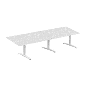 Rectangle Conference Table w/ Power Unit Split
