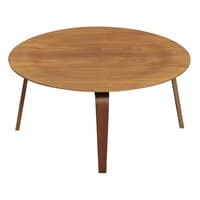 Eames Used Round Natural Wood Coffee Table