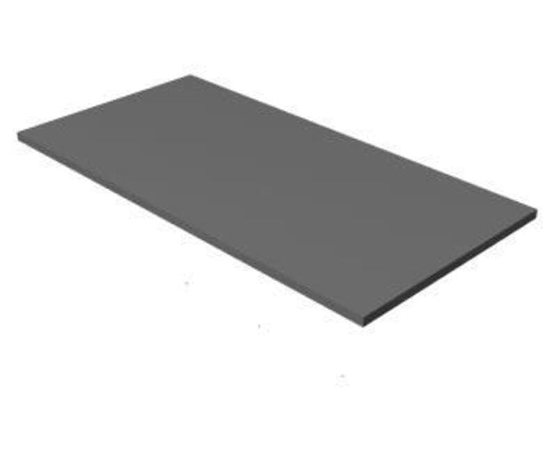 Table-Rectangle, Flat edge profile, Wood, 36D x 72W TOP-SURF: