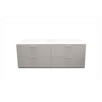 2 Drawer 36"W Lateral File with Common Top 72-"W