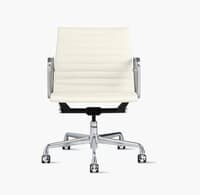 Eames Aluminum Group Management Chair, Leather