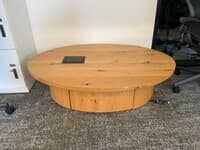 Round Oak Coffee Table