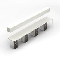 'Canvas' Benching Workstation (WS-4TS)