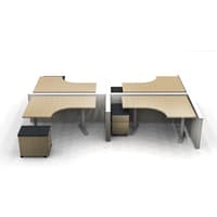 Answer 6X6 Workstation - 4 pack